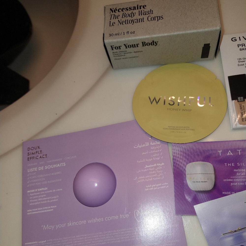 8 Piece Beauty Bundle of Tatcha, Wishful, Necessaire, Givenchy etc.. - Picture 6 of 7